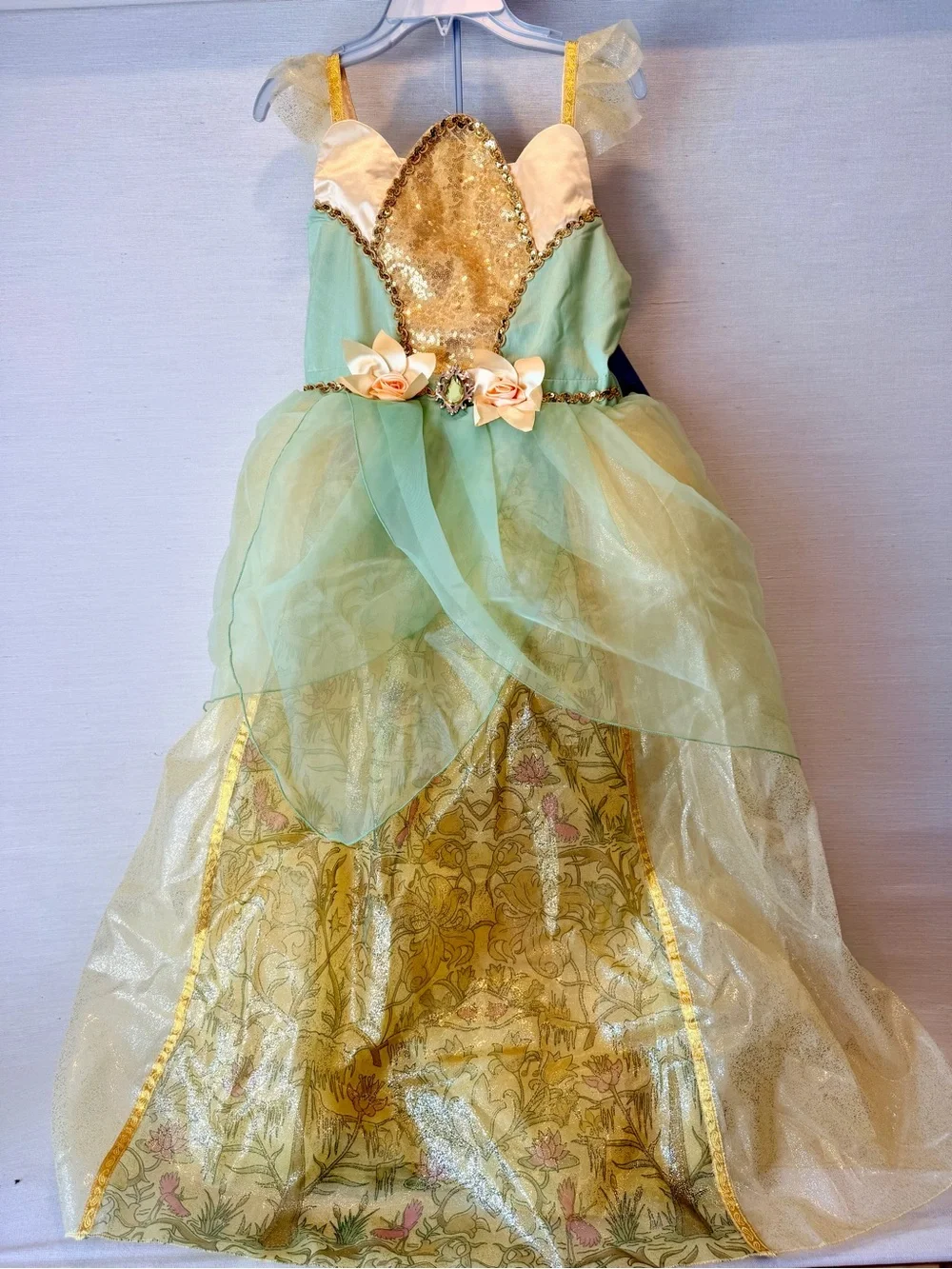 Tiana Costume For Kids, The Princess and the Frog Disney Original Size 13 - Picture 8 of 16